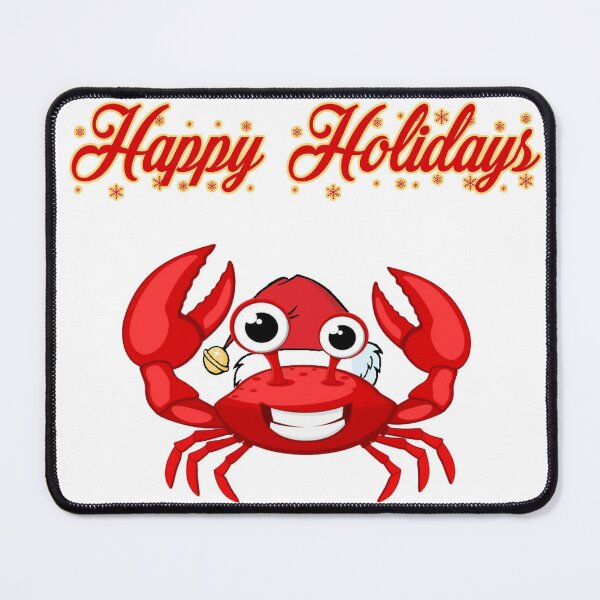 Item preview, Happy Holidays from Krab Kringle, the Christmas Holiday Crab designed and sold by MarsBase.