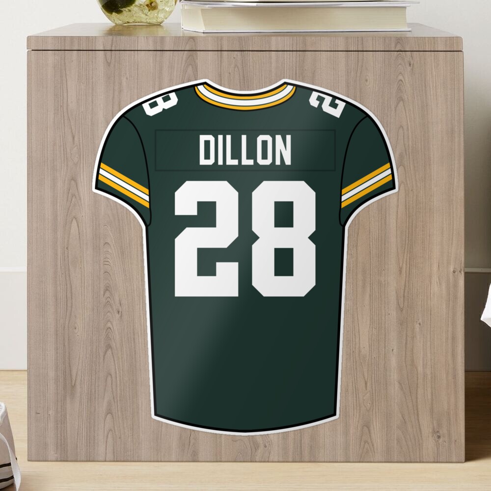 AJ Dillon Home Jersey Sticker for Sale by designsheaven