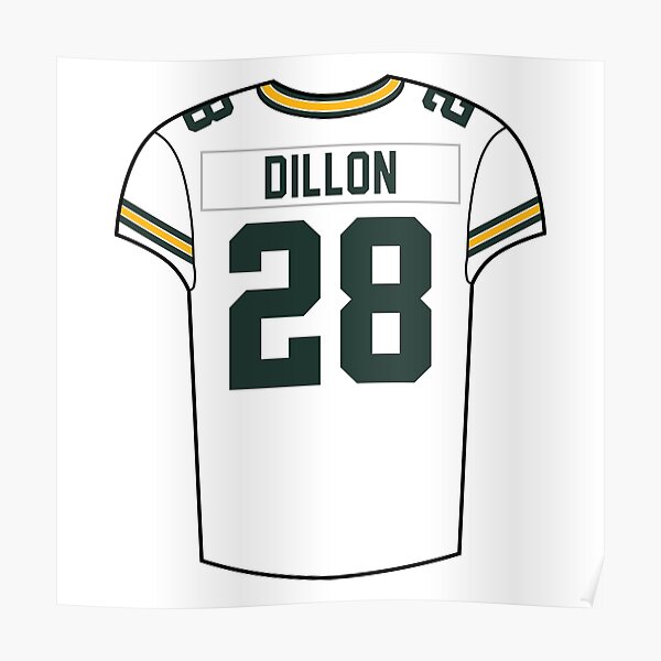 AJ Dillon Home Jersey Poster for Sale by designsheaven