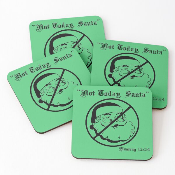 Item preview, Not Today, Santa - Black designed and sold by Vexic929.