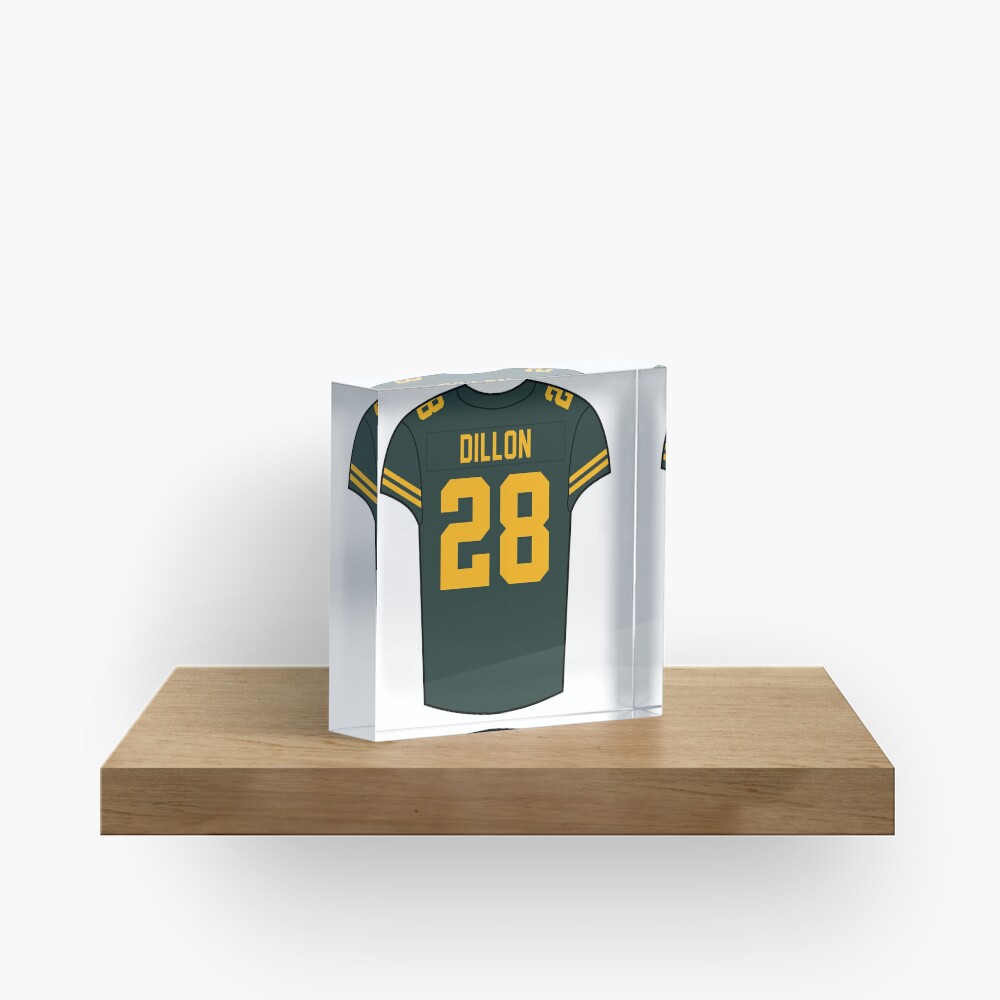 AJ Dillon Alternate Jersey Mounted Print for Sale by designsheaven