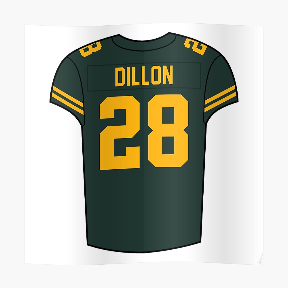 AJ Dillon Alternate Jersey Poster for Sale by designsheaven