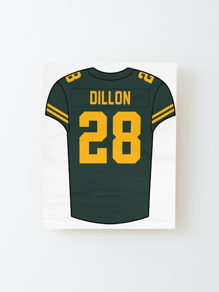 AJ Dillon Alternate Jersey Mounted Print for Sale by designsheaven