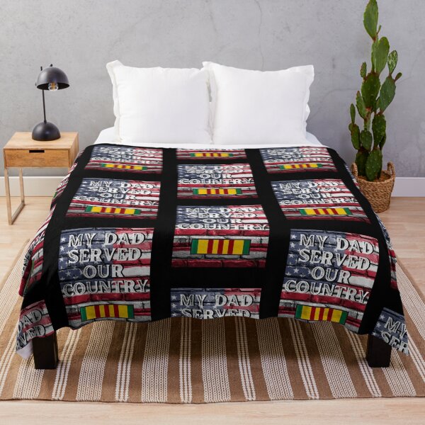 Item preview, My Dad Served Our Country - Vietnam Vet - American Flag - Original by Boo-da-chay designed and sold by Boo-da-chay.