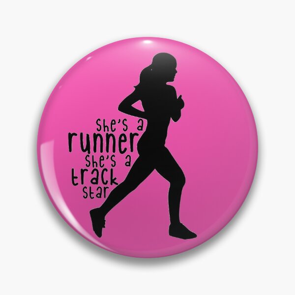 Item preview, She’s a runner, She’s a track star silhouette   designed and sold by jessicaleah15.