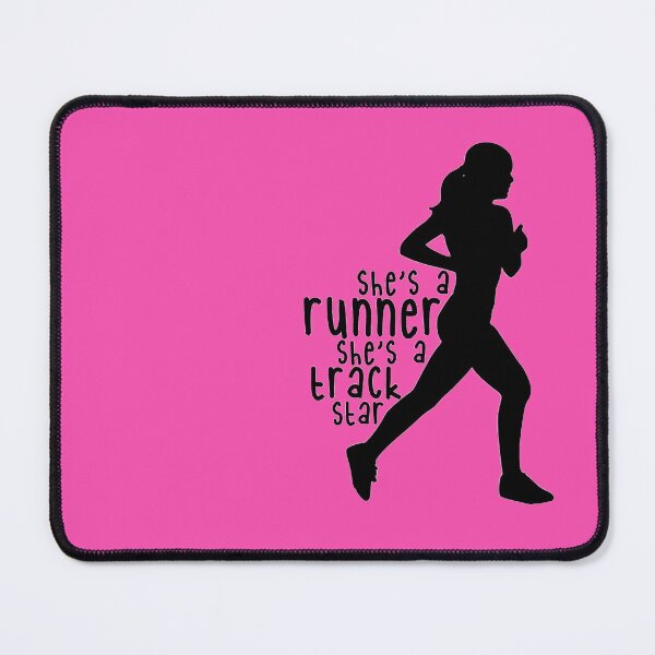 Item preview, She’s a runner, She’s a track star silhouette designed and sold by jessicaleah15.