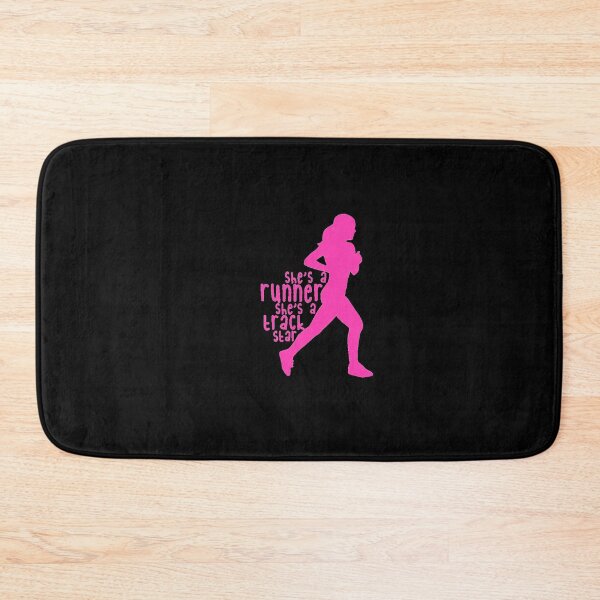 Item preview, She’s a runner, She’s a track star silhouette   designed and sold by jessicaleah15.