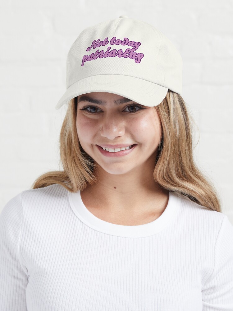 Alternate view of Not Today, Patriarchy feminist girl power feminism Cap