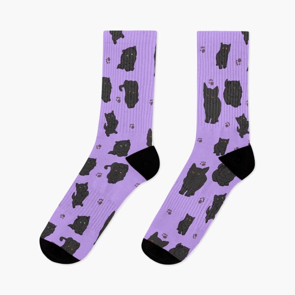 Item preview, Purple Black Kittens  designed and sold by Ashley Gagnon.