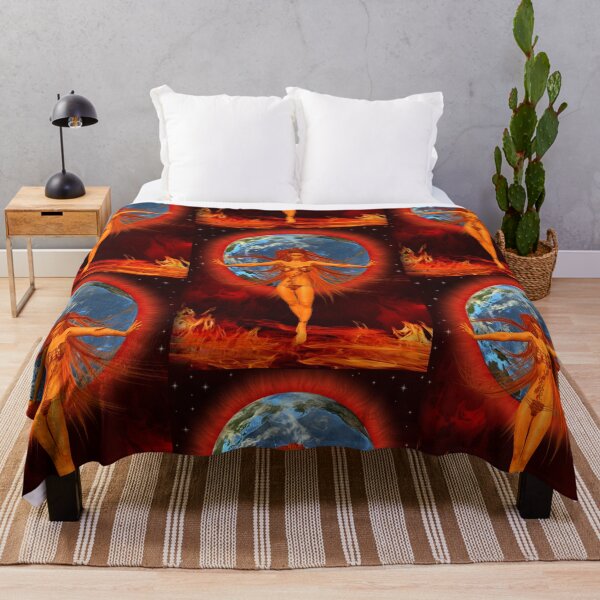 Item preview, Earth Goddess of Fire, fantasy art designed and sold by LoneAngel.