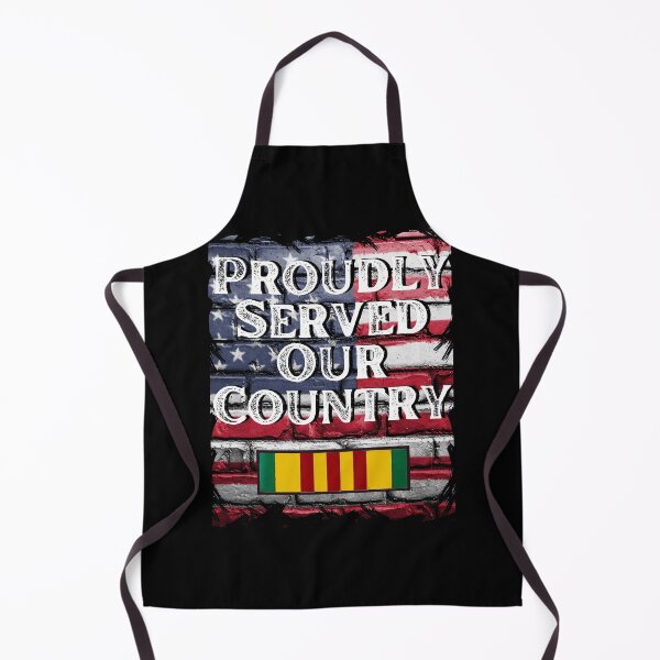 Item preview, Proudly Served Our Country - Vietnam Veteran - American Flag - Original by Boo-da-chay designed and sold by Boo-da-chay.
