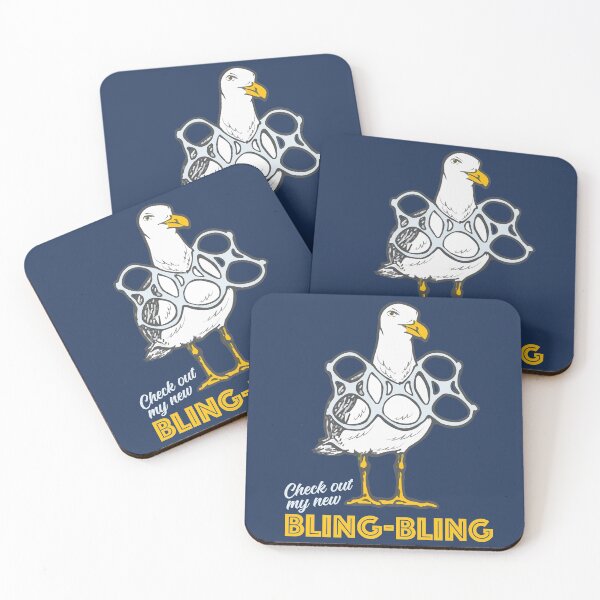 Artikelvorschau, Bling Bling Möwe entworfen und verkauft von Alema Art.