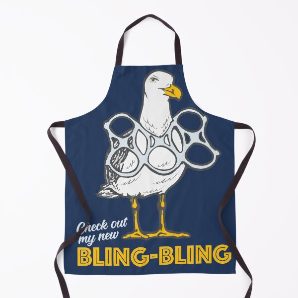 Item preview, Bling Bling Seagull designed and sold by Alema Art.