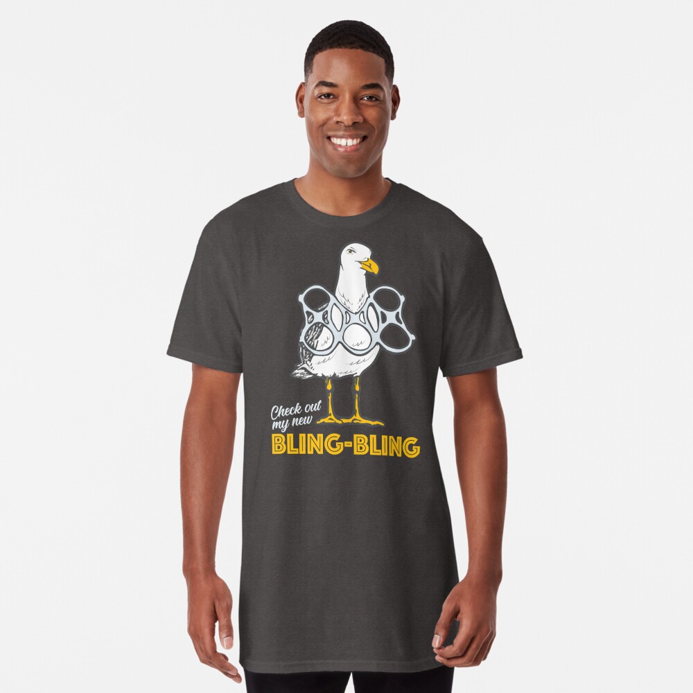 Bling Bling Seagull Burnout Tank Top