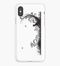 Secret Garden Black and White Illustrated Quote iPhone Case