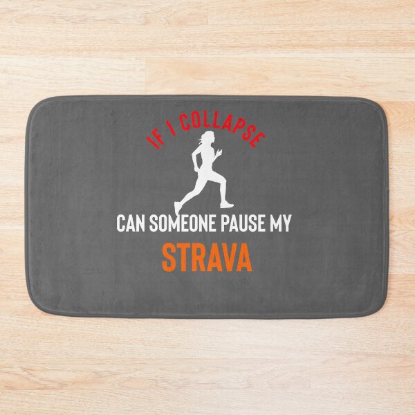 Item preview, If I Collapse Pause My Strava designed and sold by Raw Creative Prints.