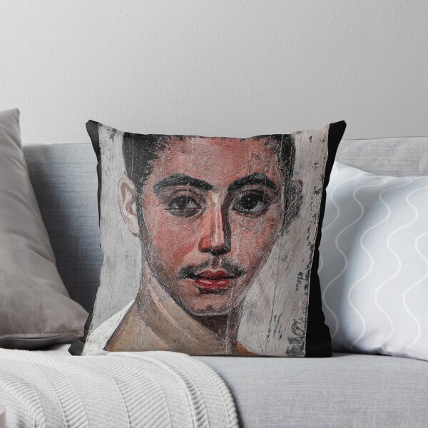 Item preview, Vintage Portrait of a Youth with a Surgical Cut in one Eye (Roman Period) - Retouched designed and sold by autumnsspov.