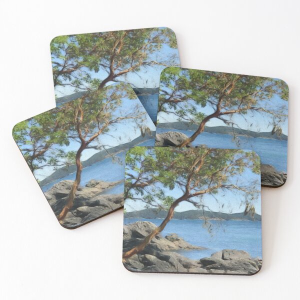 Item preview, Ocean scene with Arbutus designed and sold by Ute Mannhardt.