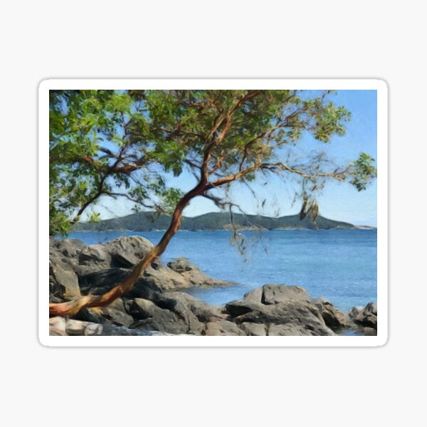 Item preview, Ocean scene with Arbutus designed and sold by Ute Mannhardt.