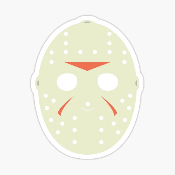 Jason Voorhees Mask Sticker