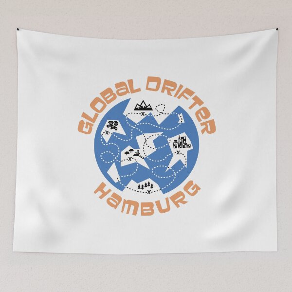 Item preview, Hamburg Global Drifter designed and sold by designkitsch.