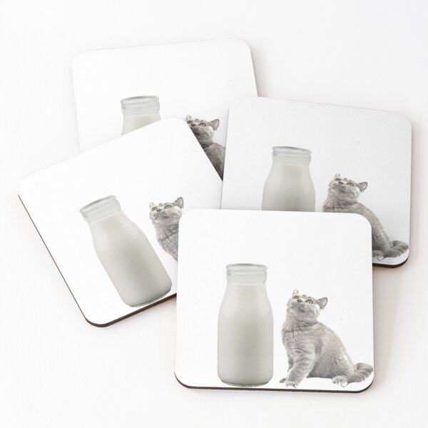 Item preview, The cat and milk designed and sold by D4NC1G3R.