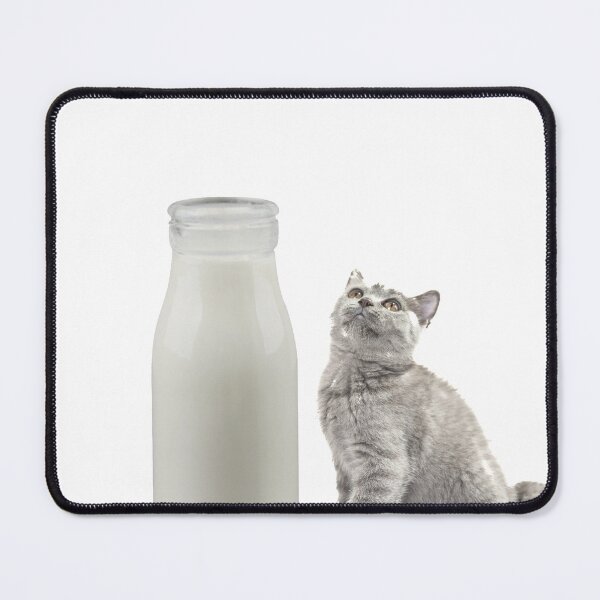 Item preview, The cat and milk designed and sold by D4NC1G3R.
