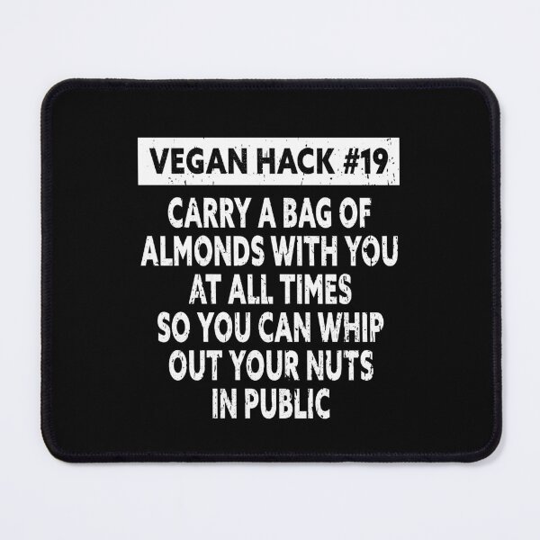 Item preview, Vegan Hack No. 19 Carry Almonds And Play With Your Nuts Anywhere designed and sold by nanogarbanzo.