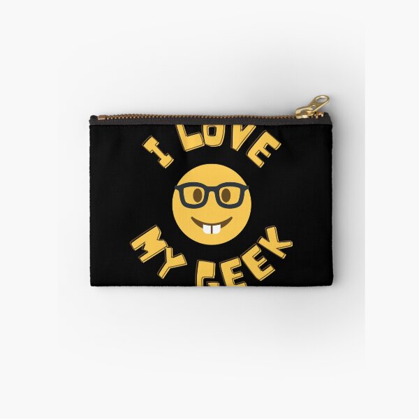Item preview, I love my geek, smiley face designed and sold by NiceSign.