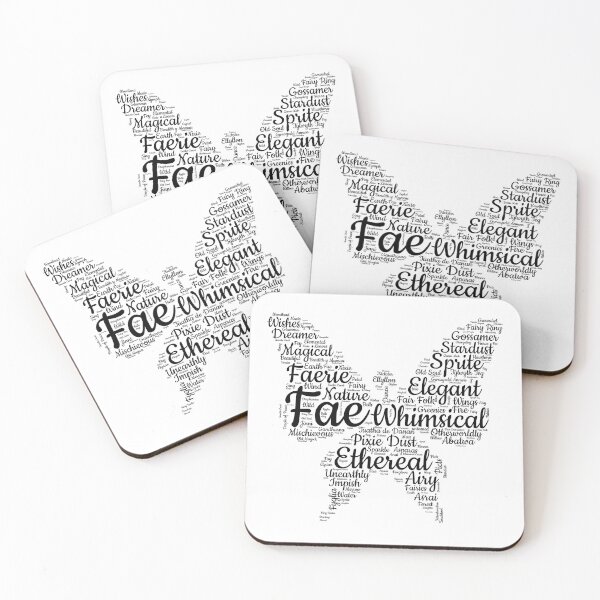 Item preview, Fairycore Aesthetic, Faerie Word Cloud designed and sold by AloraDawnEve.