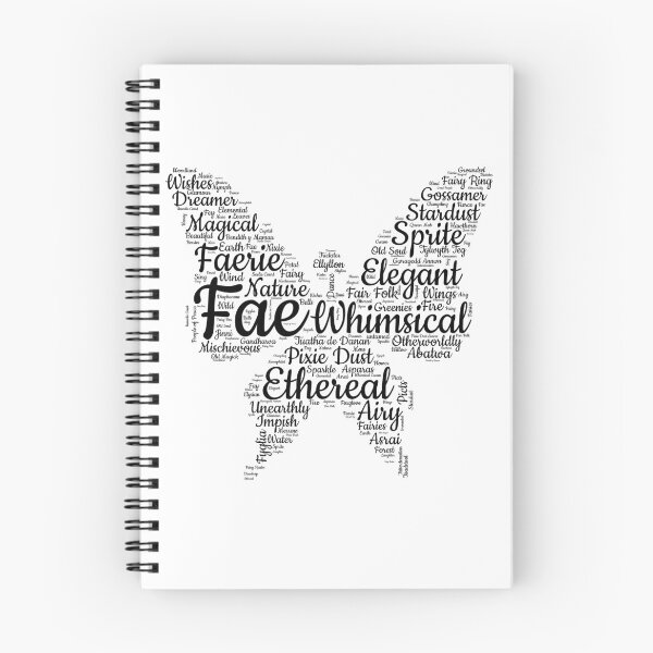 Item preview, Fairycore Aesthetic, Faerie Word Cloud designed and sold by AloraDawnEve.
