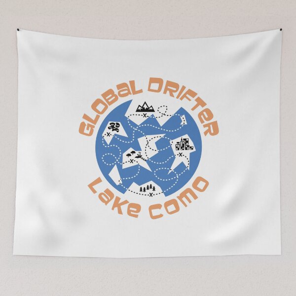 Item preview, Lake Como Global Drifter designed and sold by designkitsch.