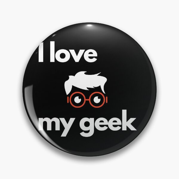 Item preview, I love my geek, smiley face designed and sold by NiceSign.