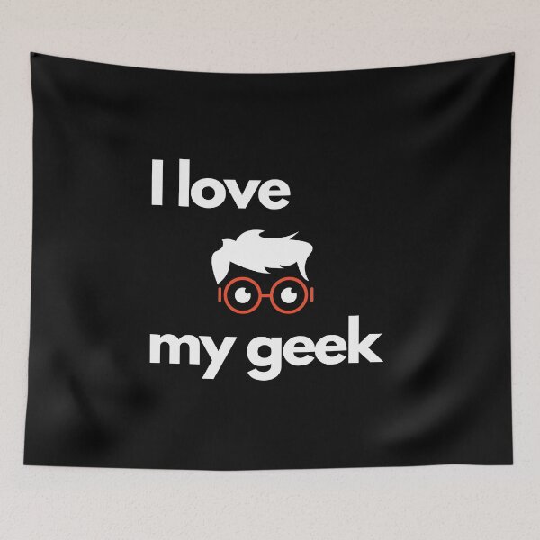 Item preview, I love my geek, smiley face designed and sold by NiceSign.