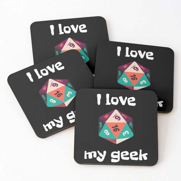 Item preview, I love my geek, cube designed and sold by NiceSign.