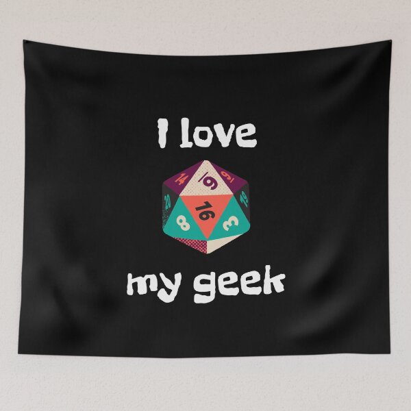 Item preview, I love my geek, cube designed and sold by NiceSign.