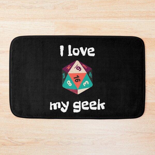 Item preview, I love my geek, cube designed and sold by NiceSign.