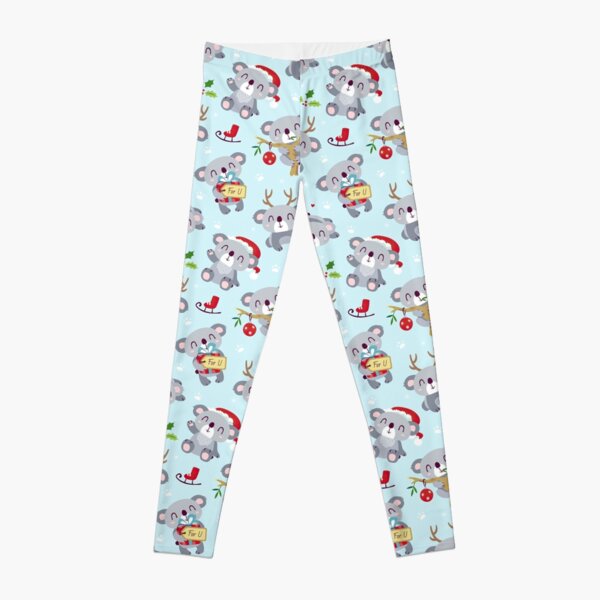 Koala - blue Leggings for Sale by littlearrow