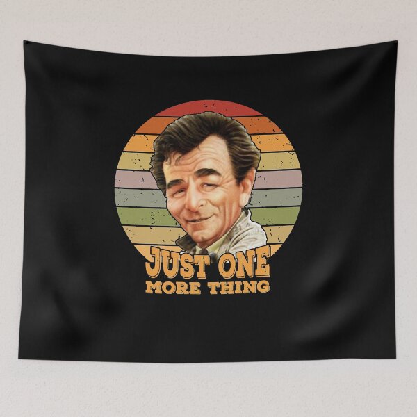Item preview, Cool Original Detective Insidious And Secret Columbo  Just One More Thing Vintage Gift For designed and sold by SuzannemiClassy.