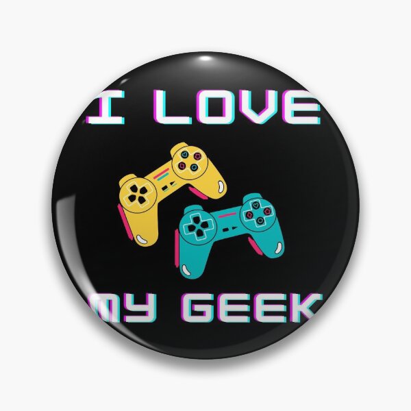 Item preview, I love my geek, gamer designed and sold by NiceSign.