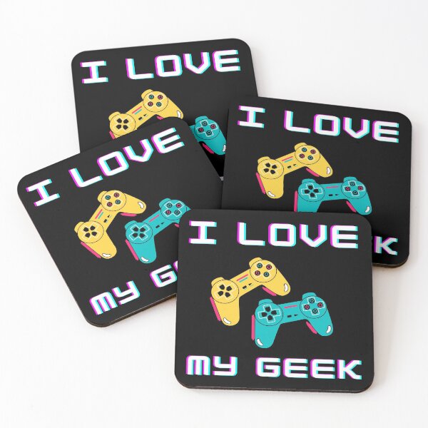 Item preview, I love my geek, gamer designed and sold by NiceSign.