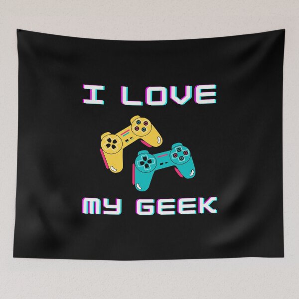 Item preview, I love my geek, gamer designed and sold by NiceSign.