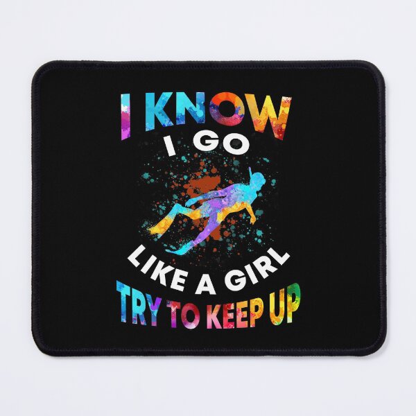 Item preview, Diving - Like A Girl Art designed and sold by HauckClothing.