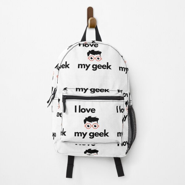 Item preview, I love my geek, smiley face designed and sold by NiceSign.