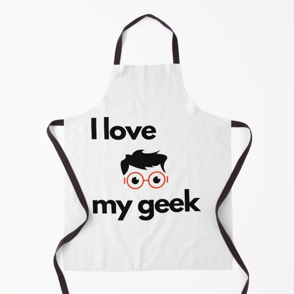 Item preview, I love my geek, smiley face designed and sold by NiceSign.