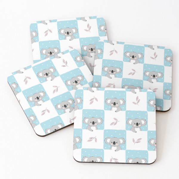 Item preview, Koala Square Blue designed and sold by SiouxLove.