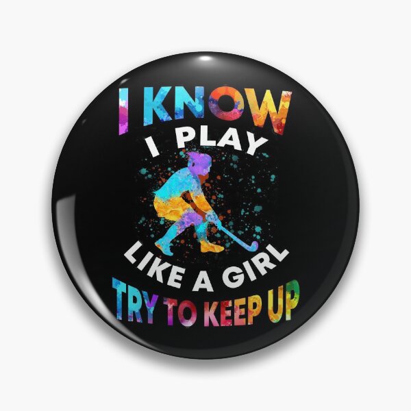 Item preview, Field Hockey - Like A Girl Art designed and sold by HauckClothing.