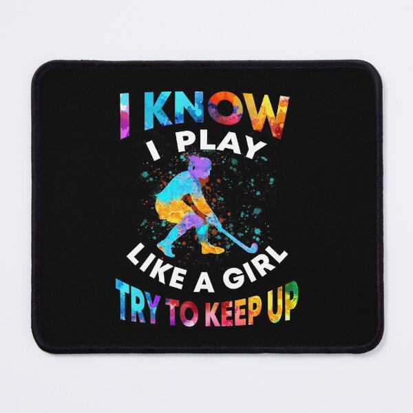 Item preview, Field Hockey - Like A Girl Art designed and sold by HauckClothing.