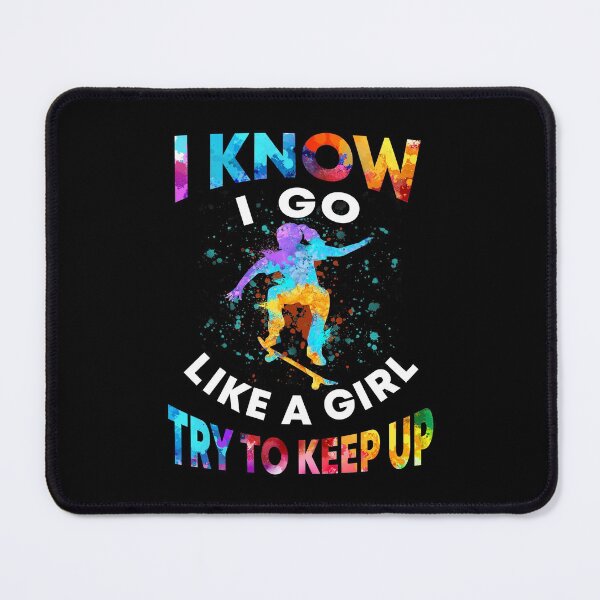Item preview, Skateboarding - Like A Girl Art designed and sold by HauckClothing.