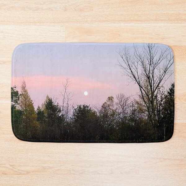 Item preview, Pink moon over the treetop designed and sold by BirdieMama.